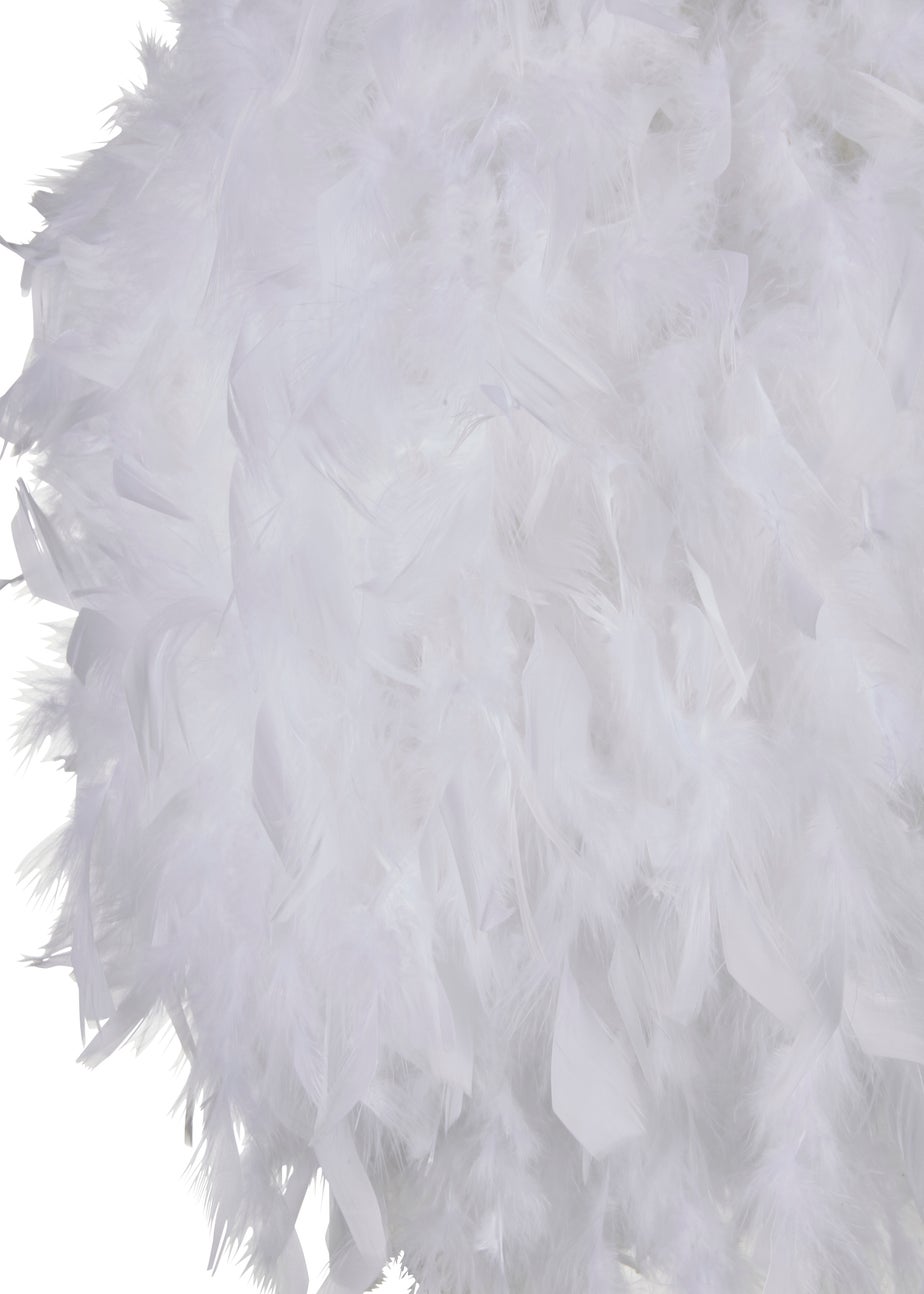 Glow Feather Shade White (30cm x 40cm)