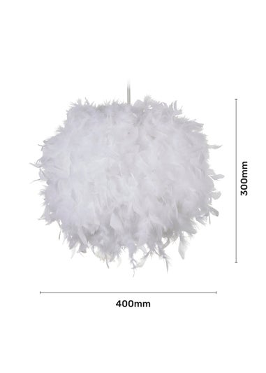 Glow Feather Shade White (30cm x 40cm)