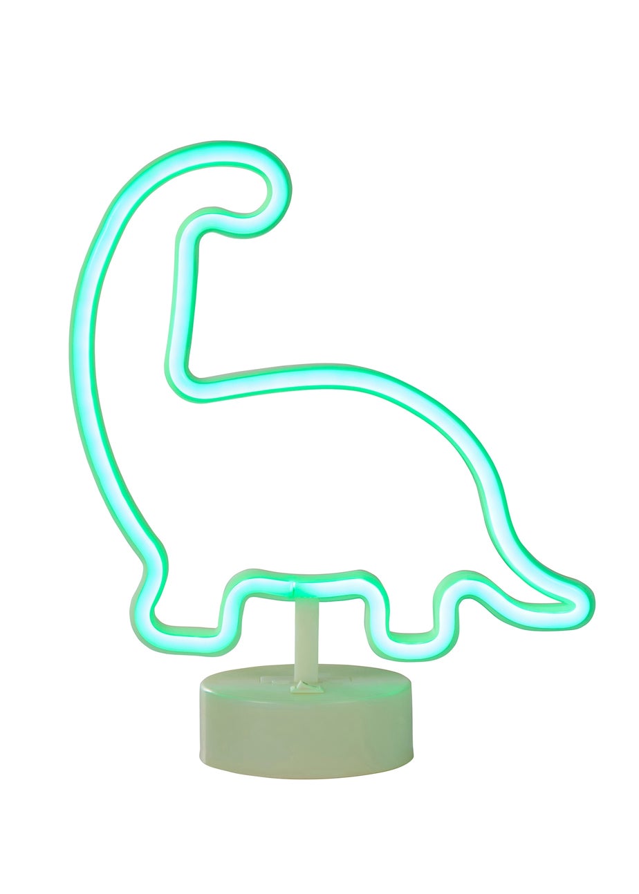 Glow Dinosaur Green Neon Light (28.5cm x 24.5cm)