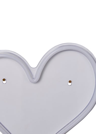 Glow Heart Neon Wall Light (35cm x 32cm)