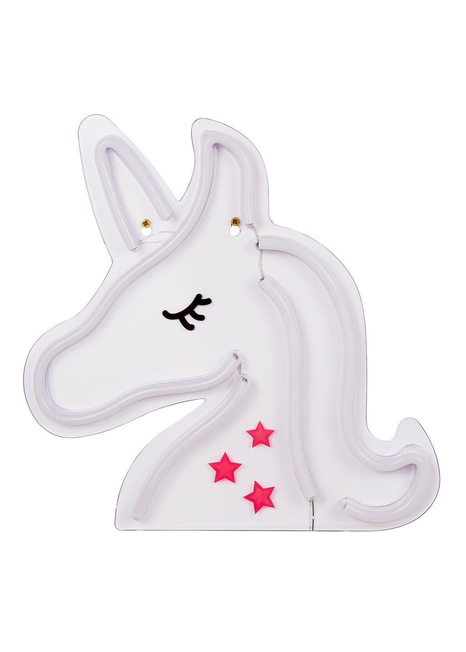 Glow Unicorn Neon Wall Light (33cm x 32cm)