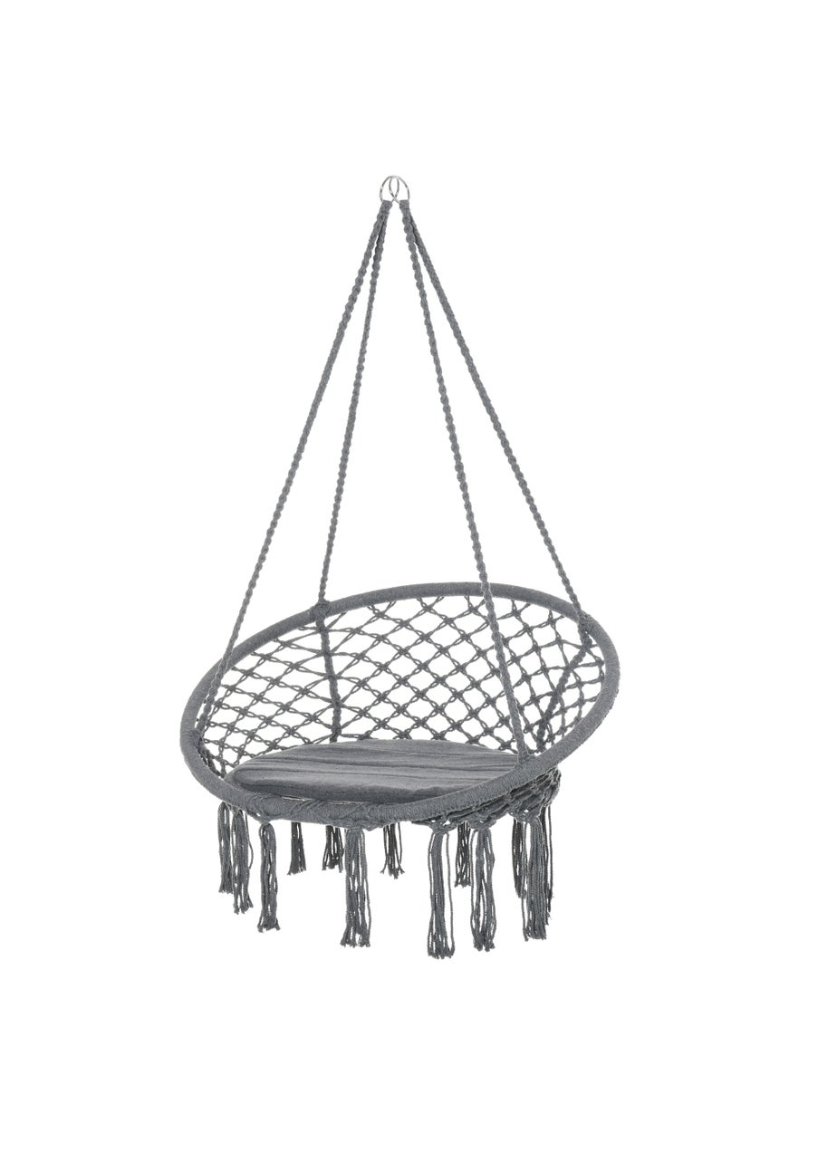 Outsunny Hanging Garden Hammock Chair with cotton