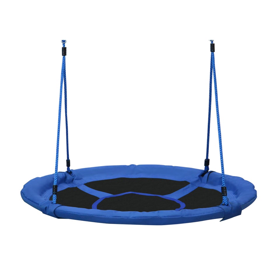 HOMCOM Round Tree Swing Seat with Hanging Kit (100cm x 180cm)