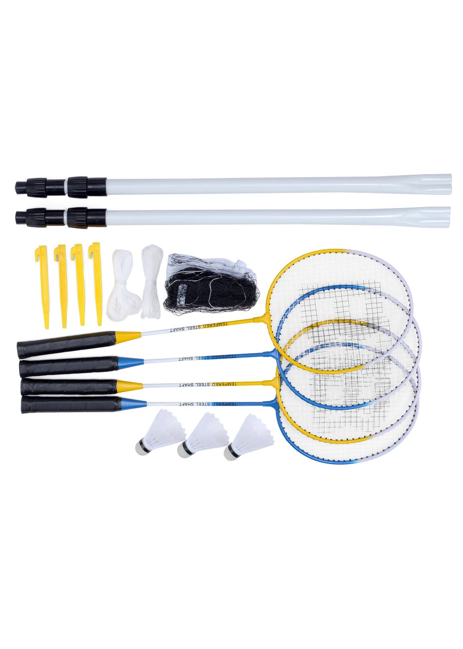 Sportline 4 Player Pro Badminton Set
