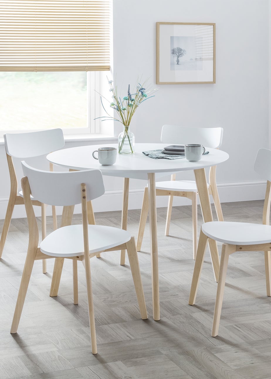 Julian Bowen Set Of 4 Casa Dining Chairs (80 x 50 x 50 cm)