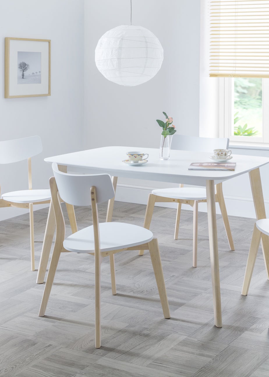 Julian Bowen Set Of 4 Casa Dining Chairs (80 x 50 x 50 cm)