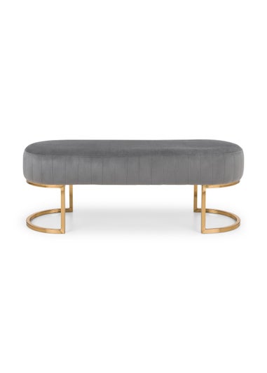 Julian Bowen Harrogate Velvet Bench (42 x 117.5 x 42.5 cm)