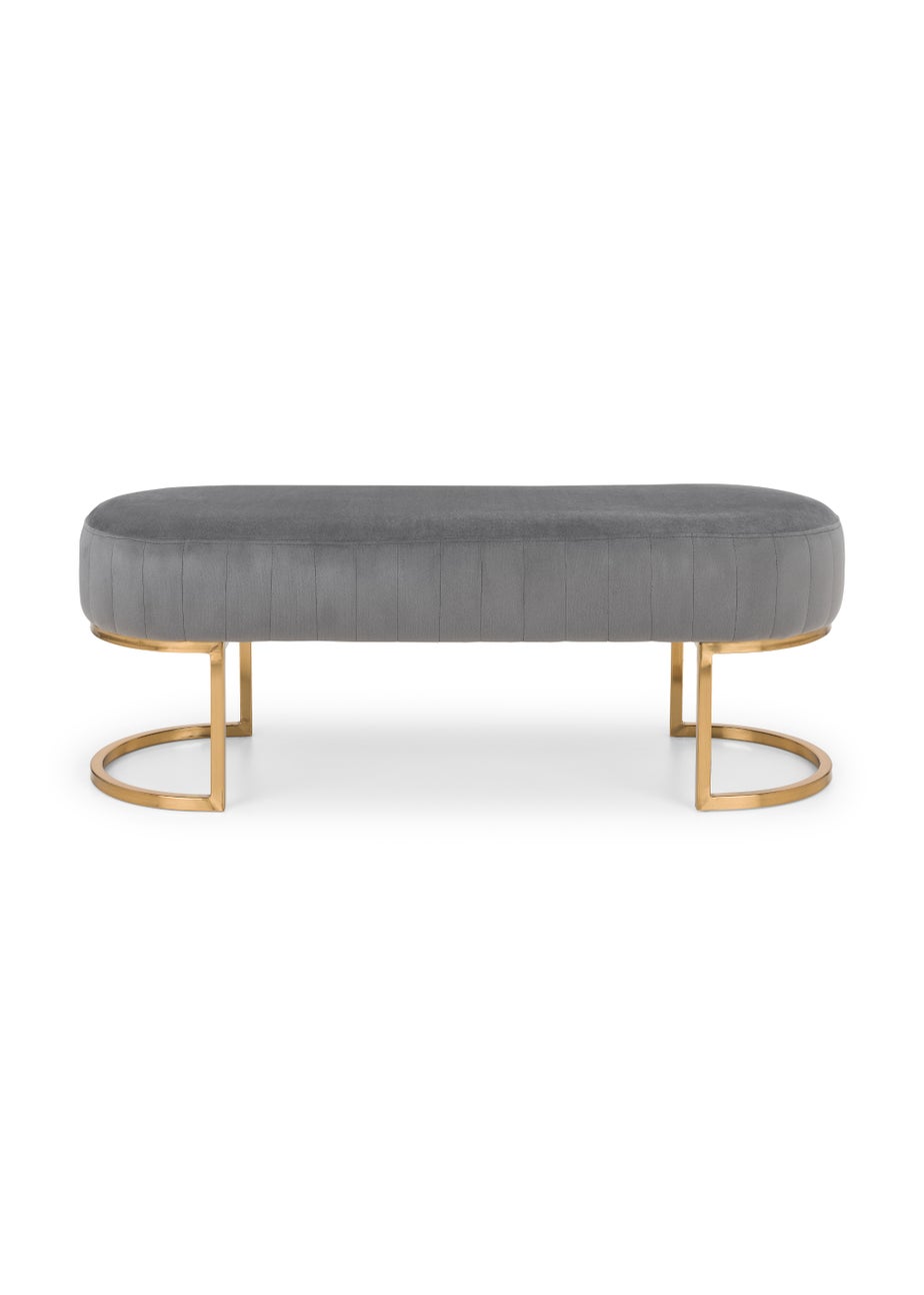 Julian Bowen Harrogate Velvet Bench (42 x 117.5 x 42.5 cm)