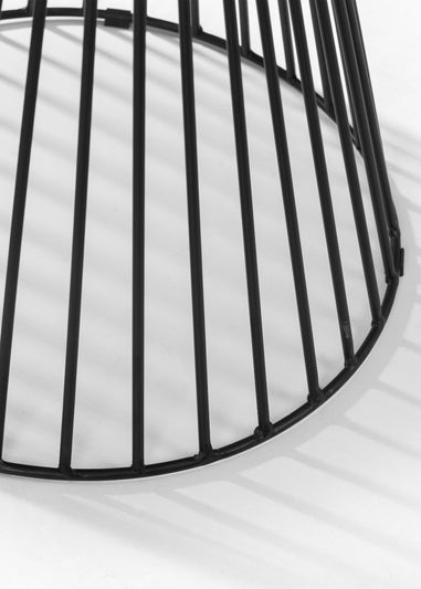 Julian Bowen Jersey Round Wire Lamp Table (50 x 40 x 40 cm)