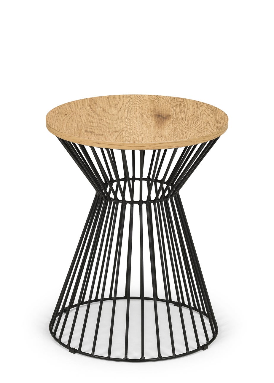 Julian Bowen Jersey Round Wire Lamp Table (50 x 40 x 40 cm)
