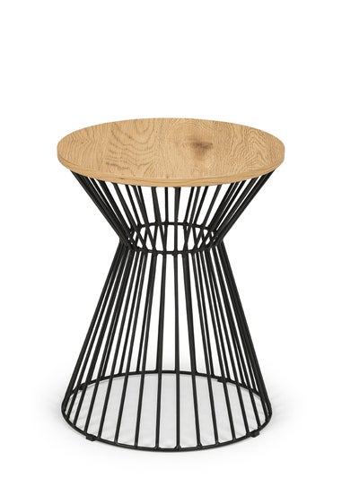Julian Bowen Jersey Round Wire Lamp Table (50 x 40 x 40 cm)