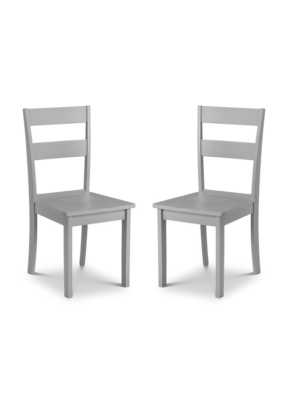 Julian Bowen Set Of 2 Kobe Dining Chairs (89 x 48 x 41 cm)