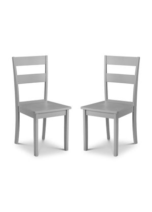 Julian Bowen Set Of 2 Kobe Dining Chairs (89 x 48 x 41 cm)