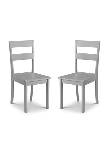 Julian Bowen Set Of 2 Kobe Dining Chairs (89 x 48 x 41 cm)