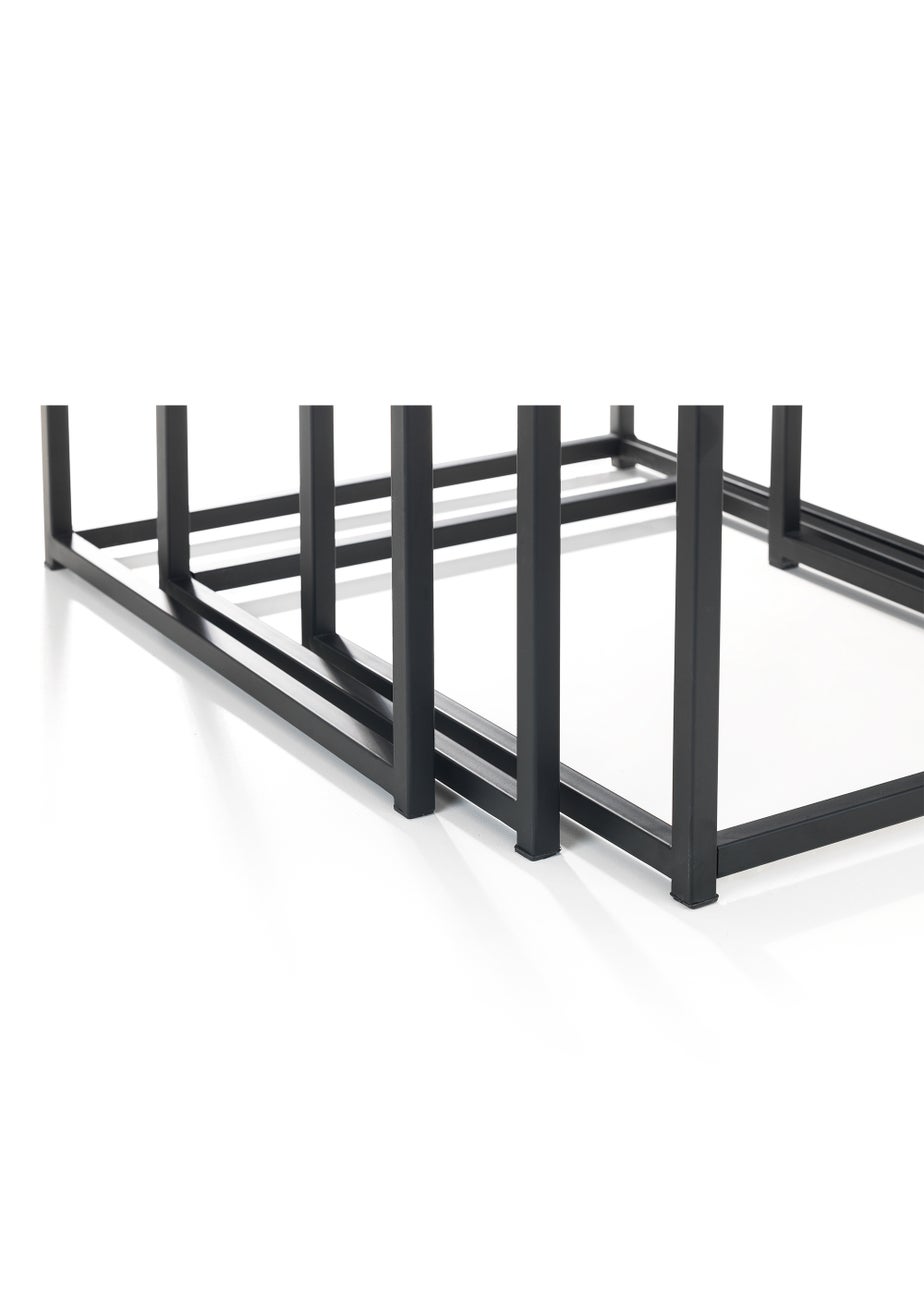 Julian Bowen Staten Concrete Nest Of 3 Tables (45 x 45 x 45 cm)