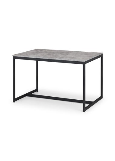 Julian Bowen Staten Concrete Dining Table (75 x 120 x 80 cm)
