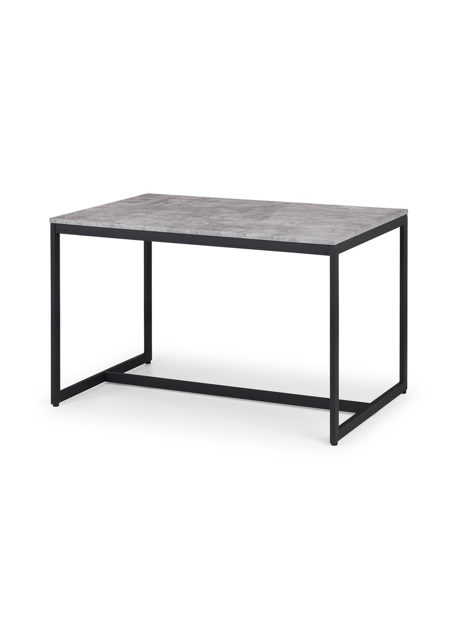 Julian Bowen Staten Concrete Dining Table (75 x 120 x 80 cm)