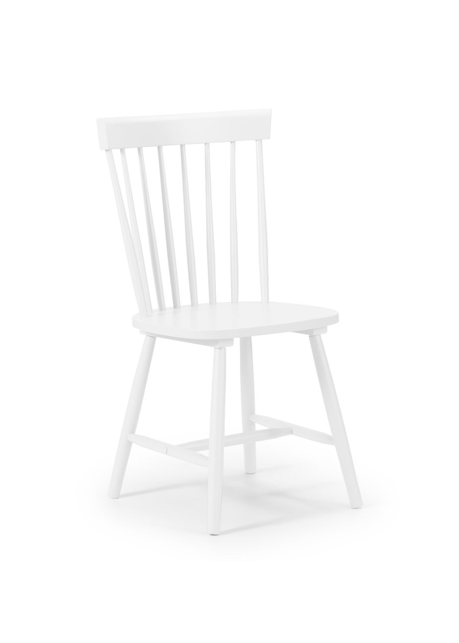 Julian Bowen Set Of 4 Torino Chairs White (90 x 52 x 49 cm)