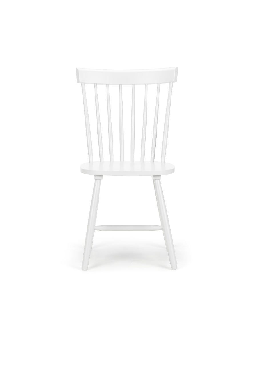 Julian Bowen Set Of 4 Torino Chairs White (90 x 52 x 49 cm)