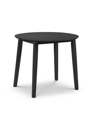 Julian Bowen Coast Dropleaf Table Black  (75 x 90 x 90 cm)