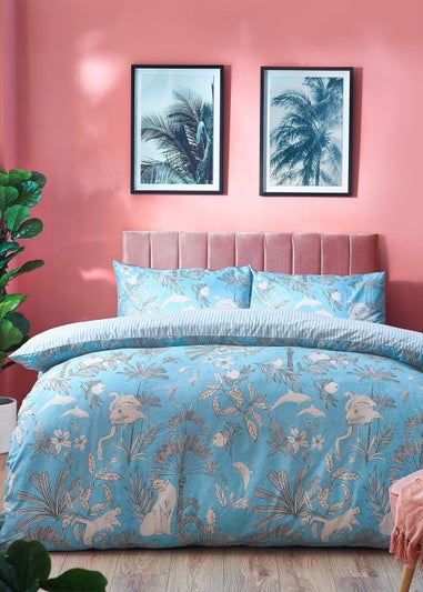 furn. Colony Palm Botanical Duvet Cover Set