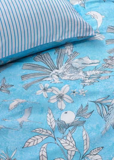 furn. Colony Palm Botanical Duvet Cover Set