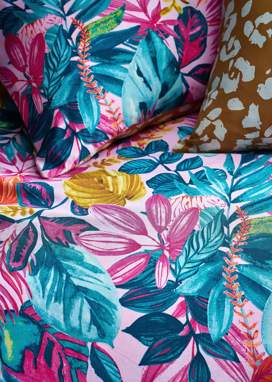 furn. Psychedelic Jungle Tropical Duvet Cover