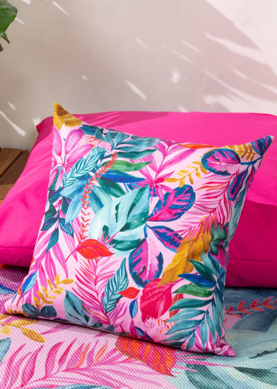 furn. Psychedelic Jungle Outdoor Filled Cushion (43cm x 43cm x 8cm)