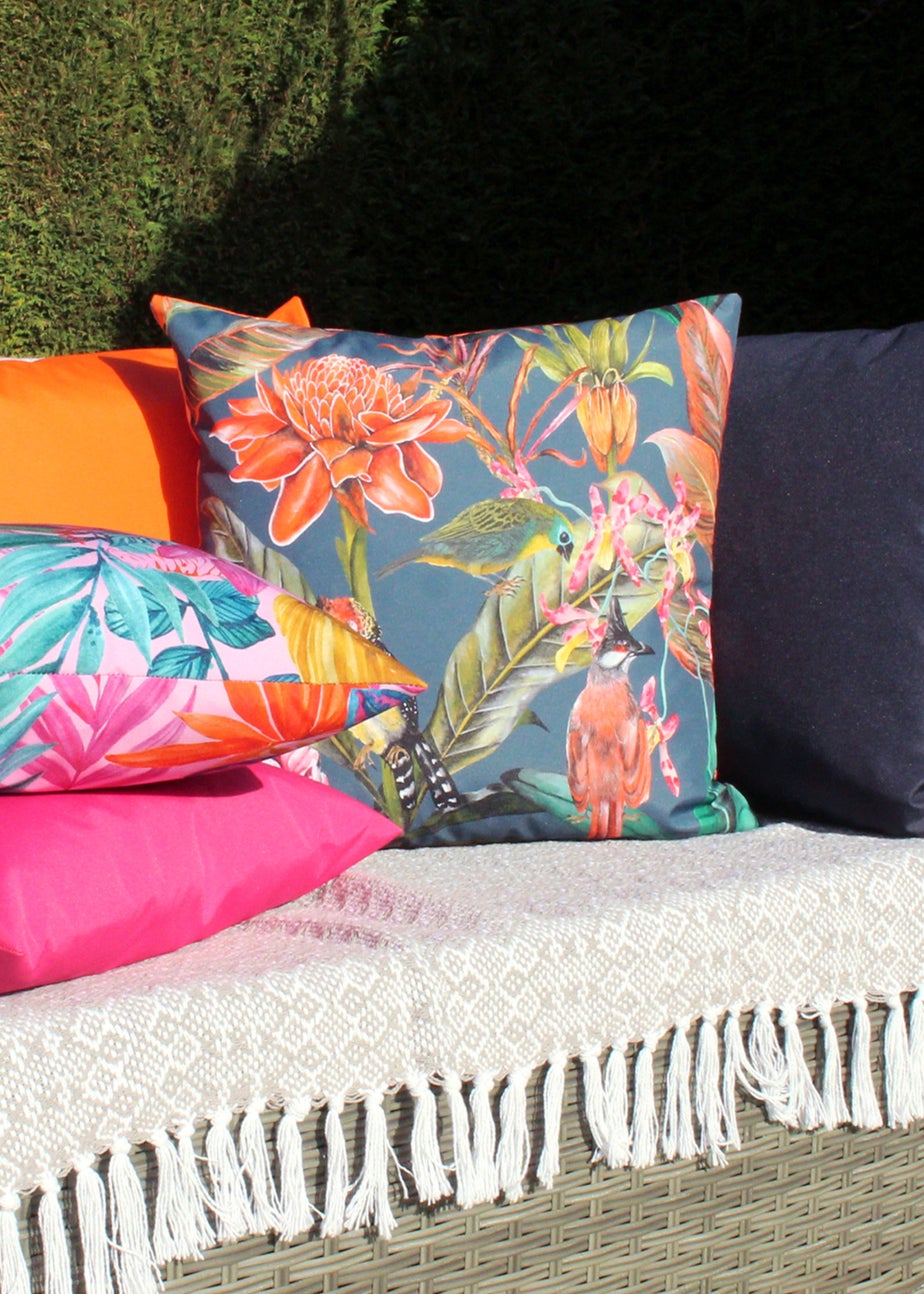 Evans Lichfield Exotics Outdoor Filled Cushion (43cm x 43cm x 8cm)