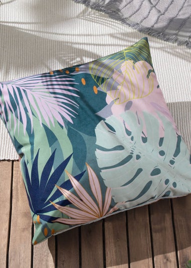 furn. Leafy Outdoor Filled Cushion (43cm x 43cm x 8cm)
