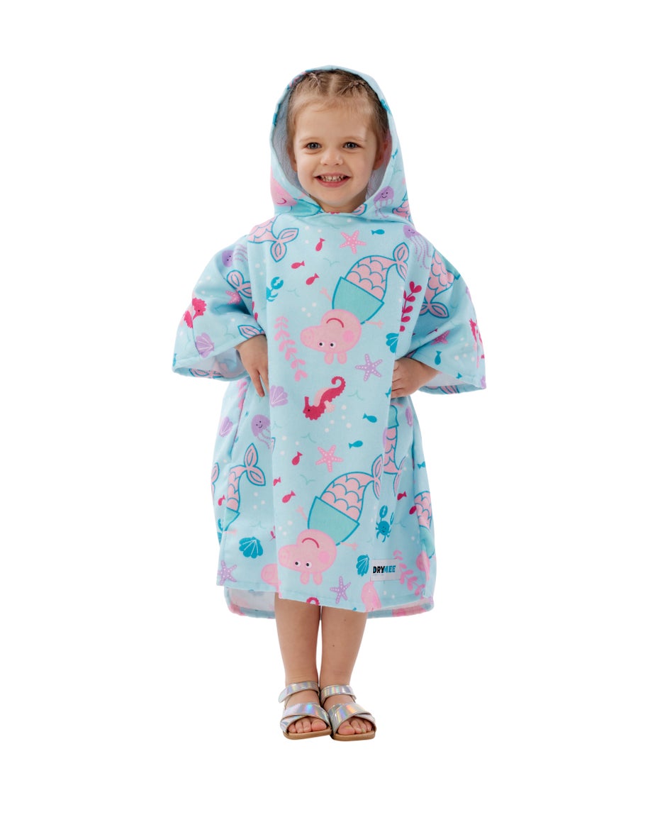 DRYMEE Peppa Pig Swimming Wearable Hooded Towel
