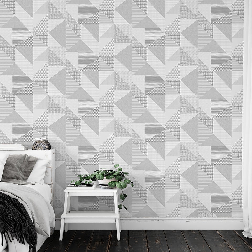 Catherine Lansfield Larsson Geo Wallpaper