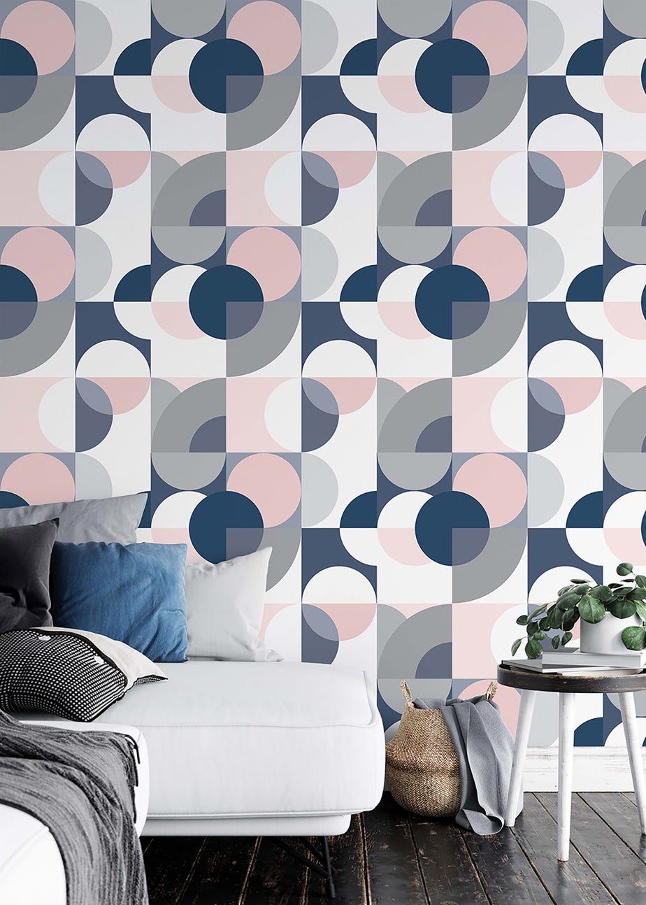 Catherine Lansfield Sirkel Wallpaper