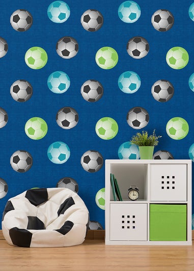 Catherine Lansfield Kids Football Wallpaper