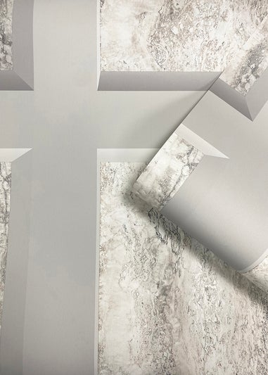 Muriva Eterna Marble Panel Wallpaper