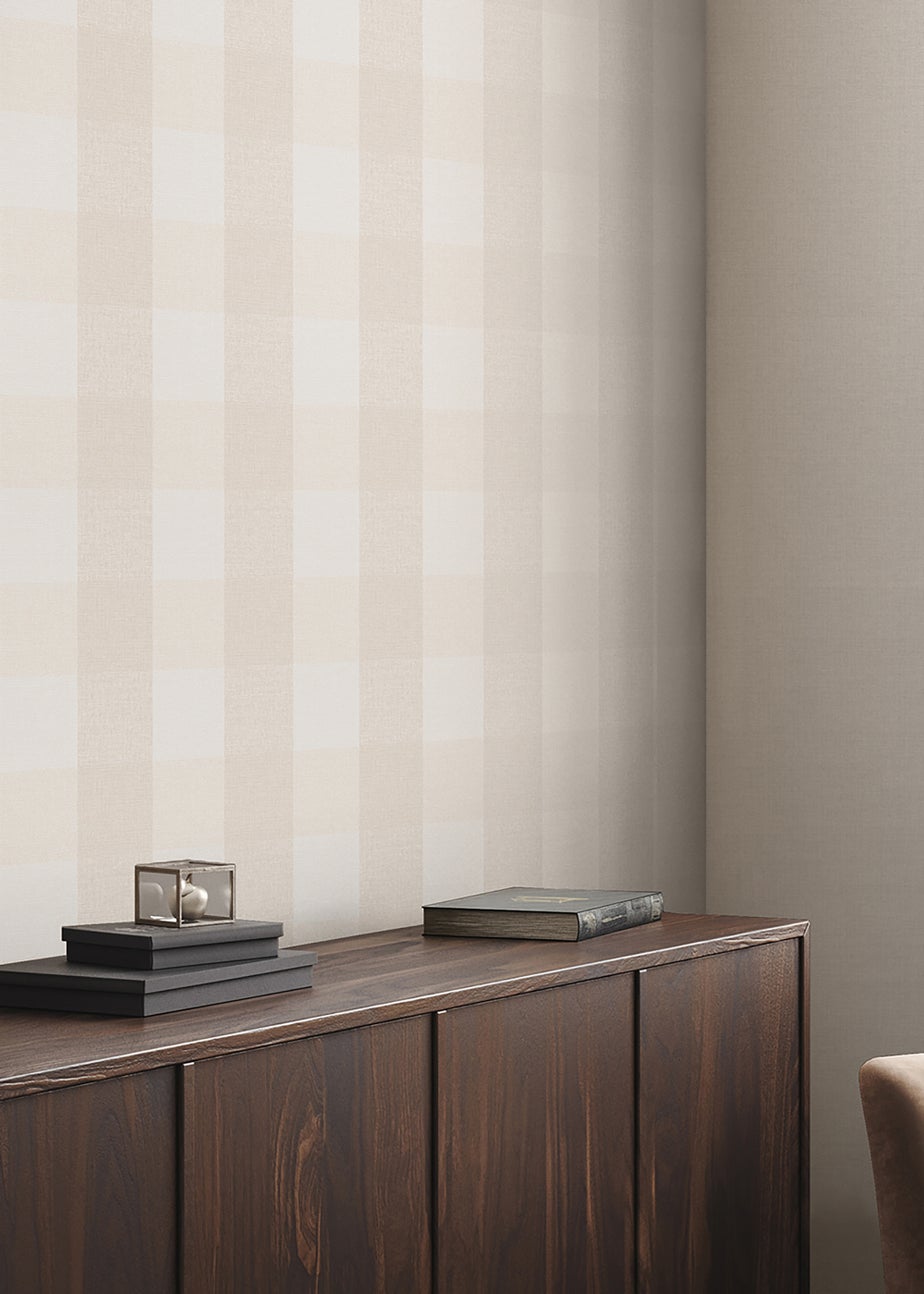 Muriva Opulent Check Wallpaper