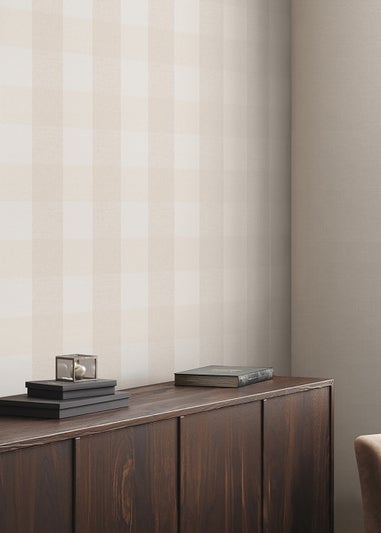 Muriva Opulent Check Wallpaper