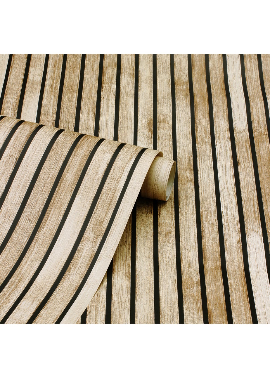 Arthouse Wood Slats Wallpaper