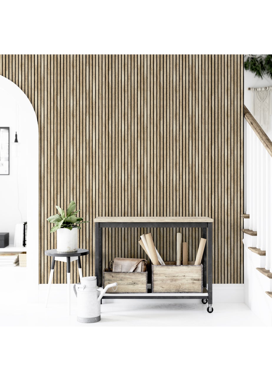 Arthouse Wood Slats Wallpaper