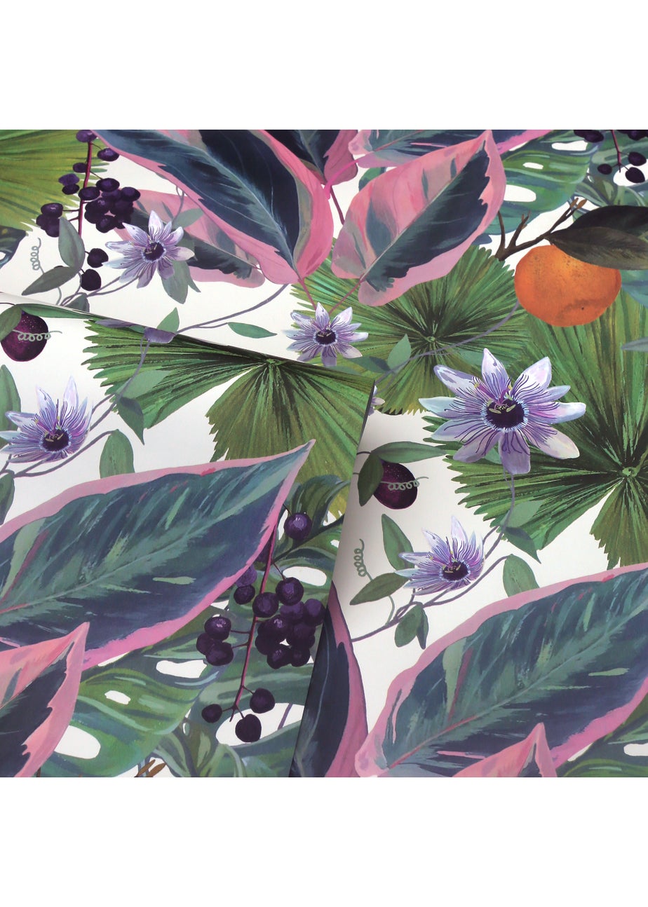 Arthouse Passion Flower Wallpaper