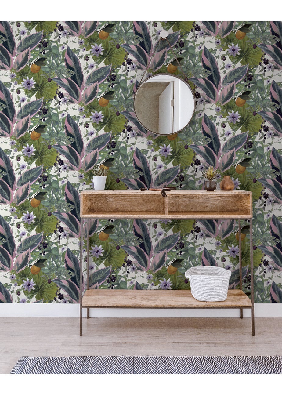 Arthouse Passion Flower Wallpaper