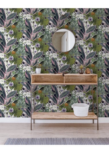 Arthouse Passion Flower Wallpaper