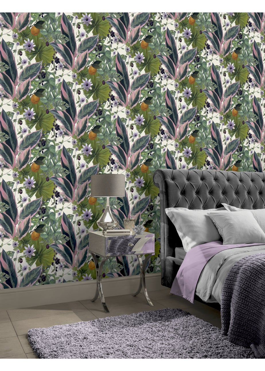 Arthouse Passion Flower Wallpaper