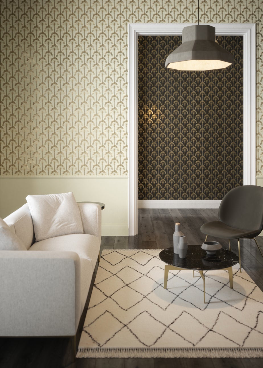 Arthouse Palm Palace Wallpaper