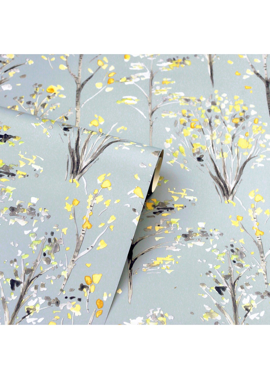 Arthouse Watercolour Tree Wallpaper
