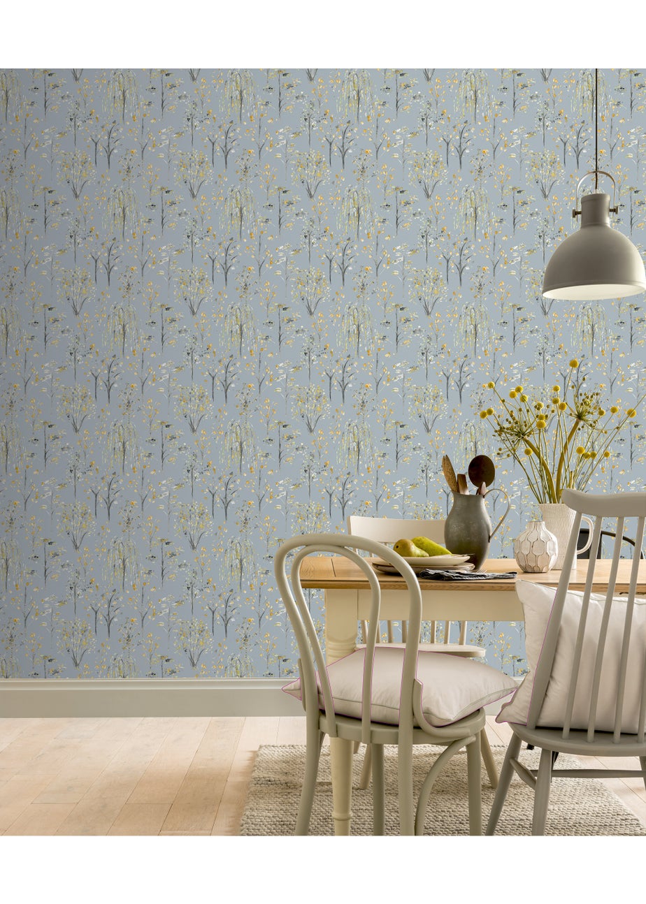 Arthouse Watercolour Tree Wallpaper