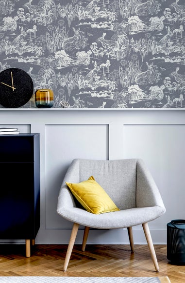 Arthouse Meadow Hare Wallpaper