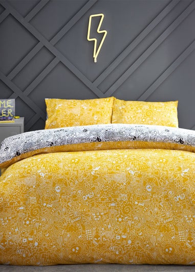 Style Lab Doodles Abstract Duvet Cover Set