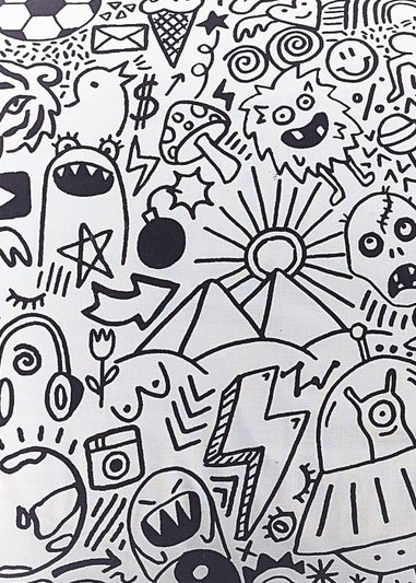 Style Lab Doodles Abstract Duvet Cover Set