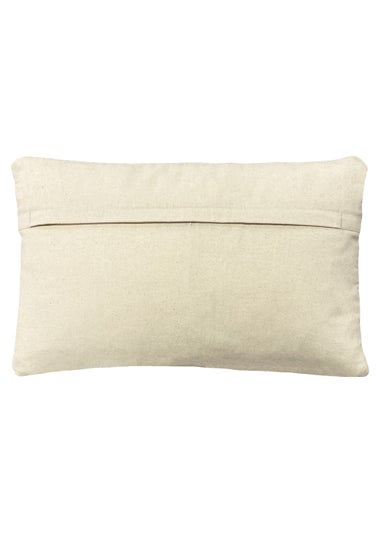 furn. Boda Natural Jute Geometric Cushion (30cm x 50cm x 8cm)